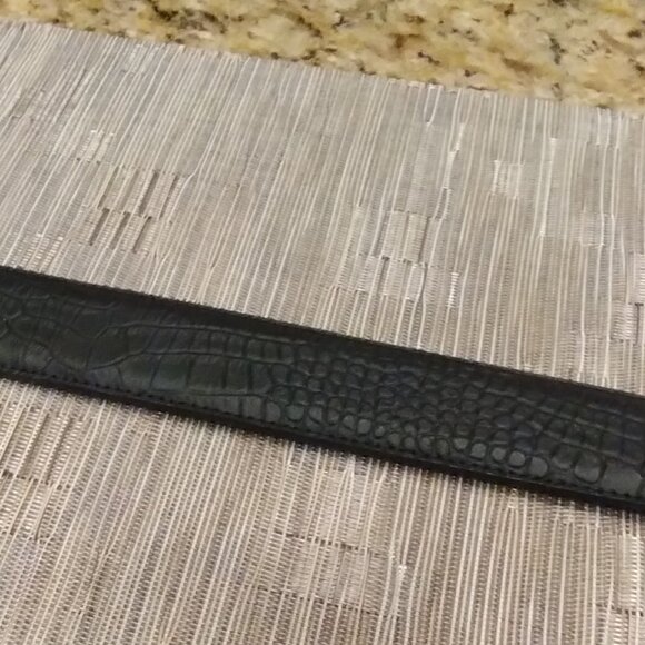 Nocona Belt Co Leather Embellished Cross Black Belt NWT Size M main image 8